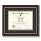 ArtToFrames 8.5x11 inch Diploma Frame - Framed with Black and Gold Mats, Comes with Regular Glass and Sawtooth Hanger for Wall Hanging (D-8.5x11)